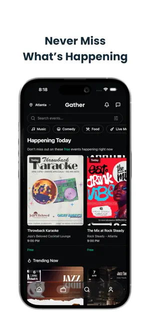 Gather - Real Time Events screenshot 1