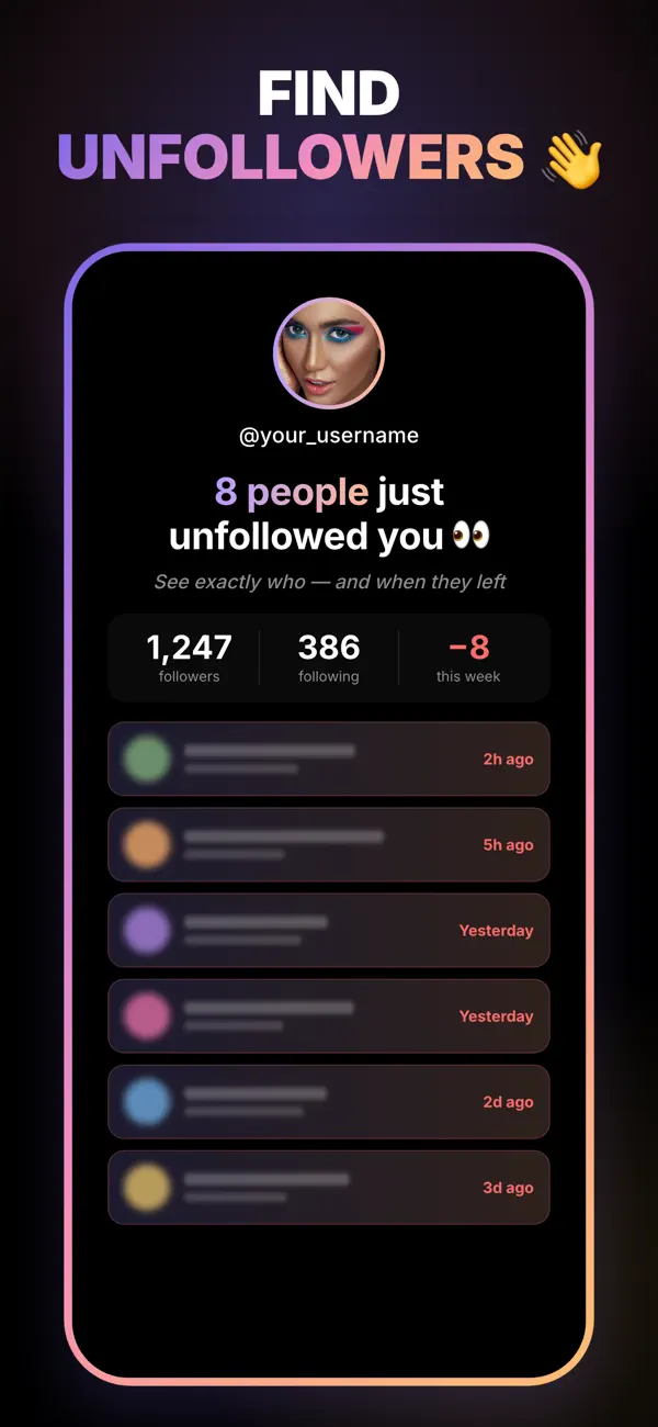 Screenshot #3 pour InStalker Visitors Tracker IG