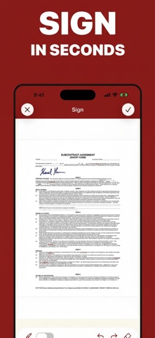 PDF Scanner - Scan & Sign Screenshot 2 of 5