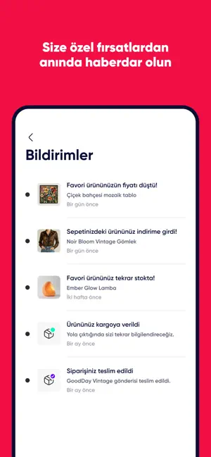 Shop: Favoriler takibinizde iPhone screenshot 5