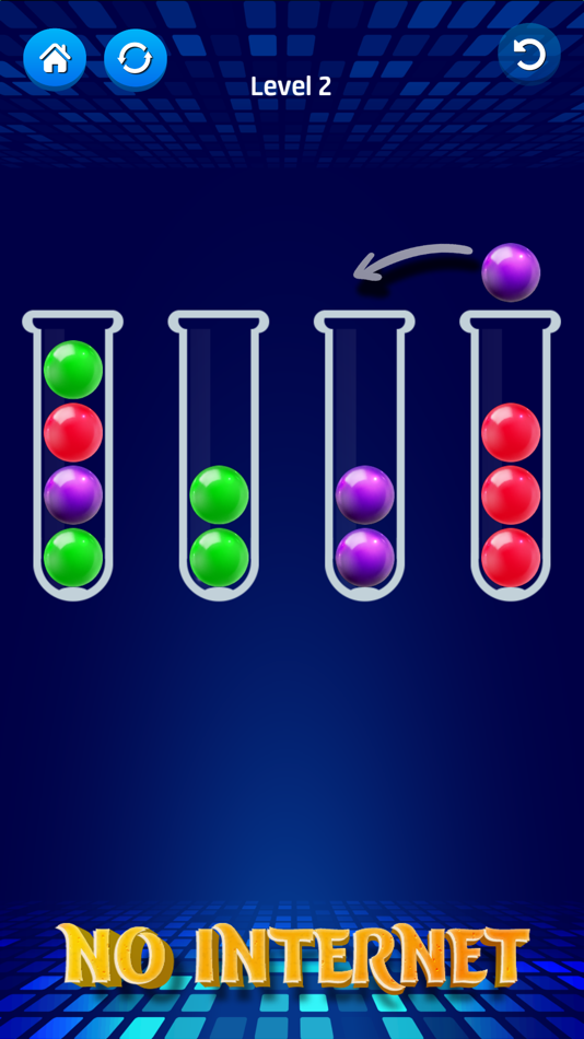 #4. Ball Puzzle: Sort Color Balls (iOS) By: Nguyen Thanh Nam