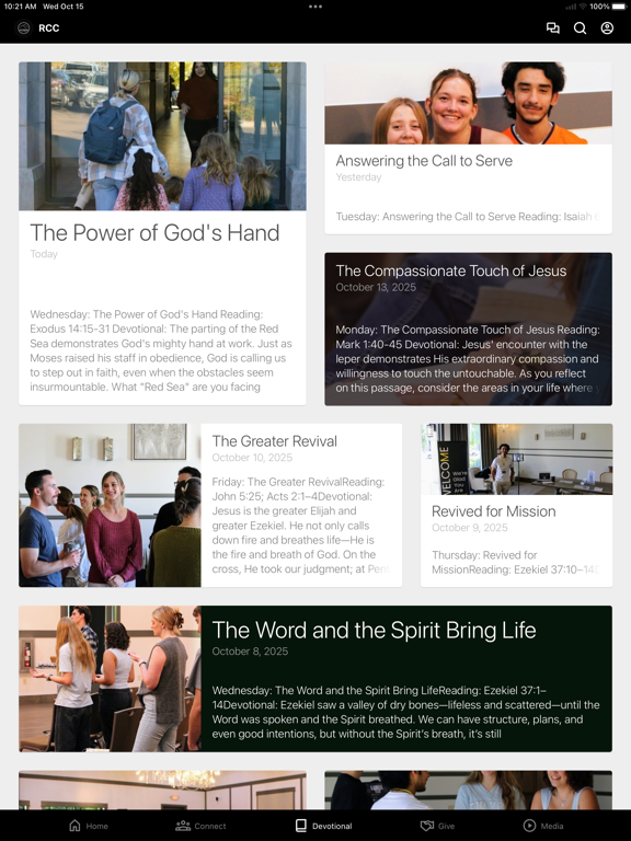 Redemption City Church – CO iPad screenshot 3 - Education app