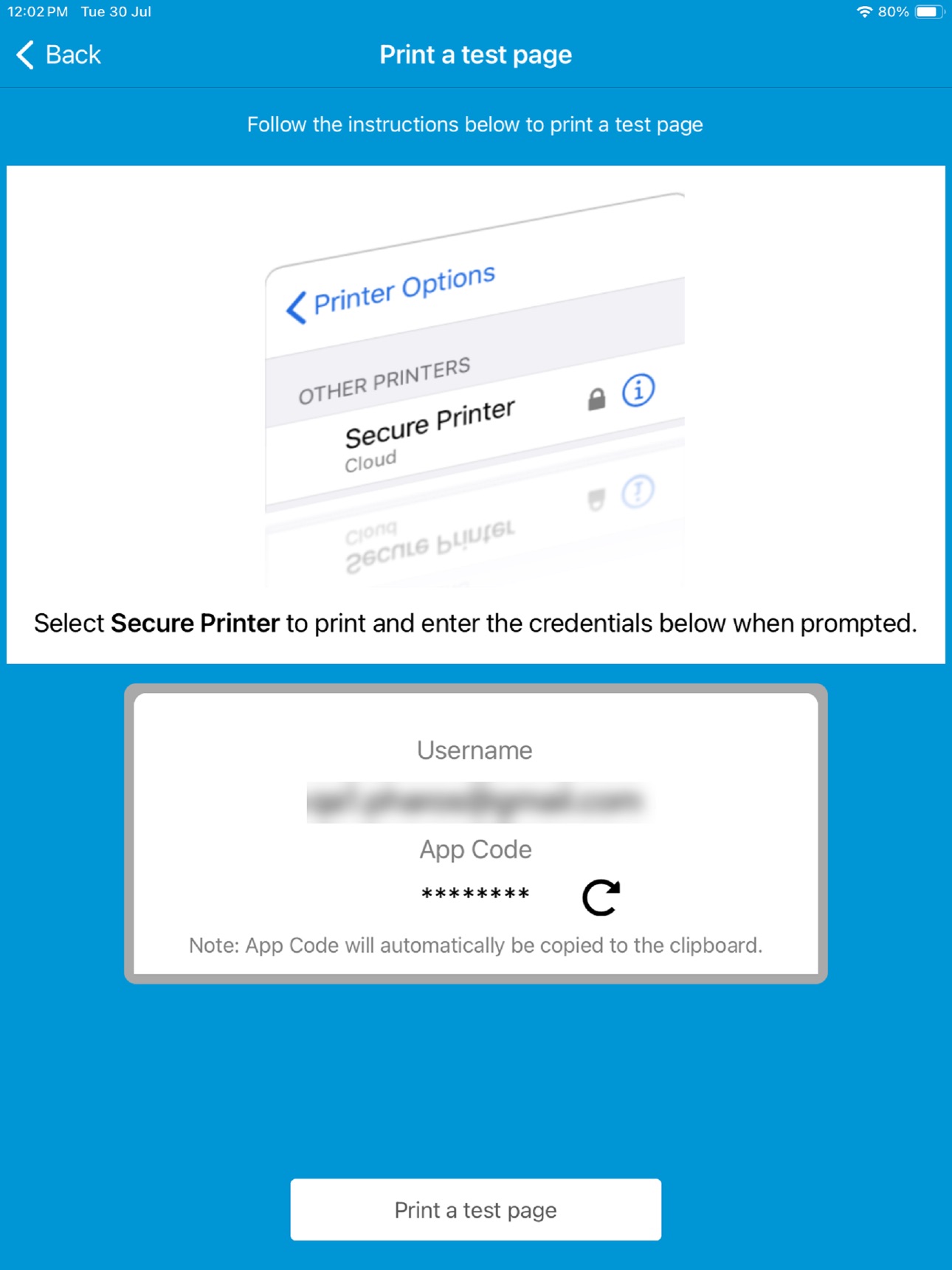 Screenshot 8 of HP JetAdvantage Secure Print