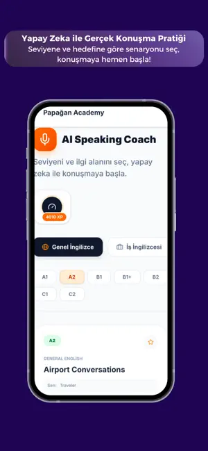 Papağan - Speaking Coach screenshot 1