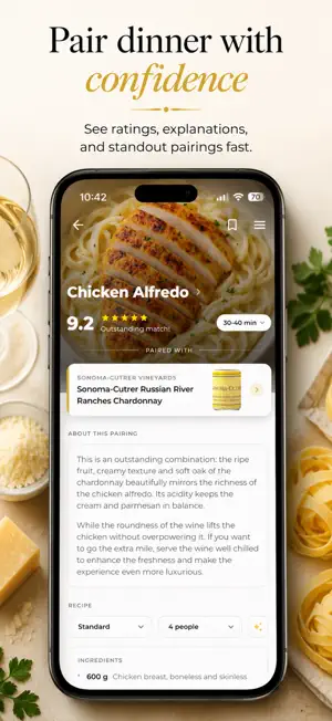 Gastrona: Wine Pairing screenshot 2