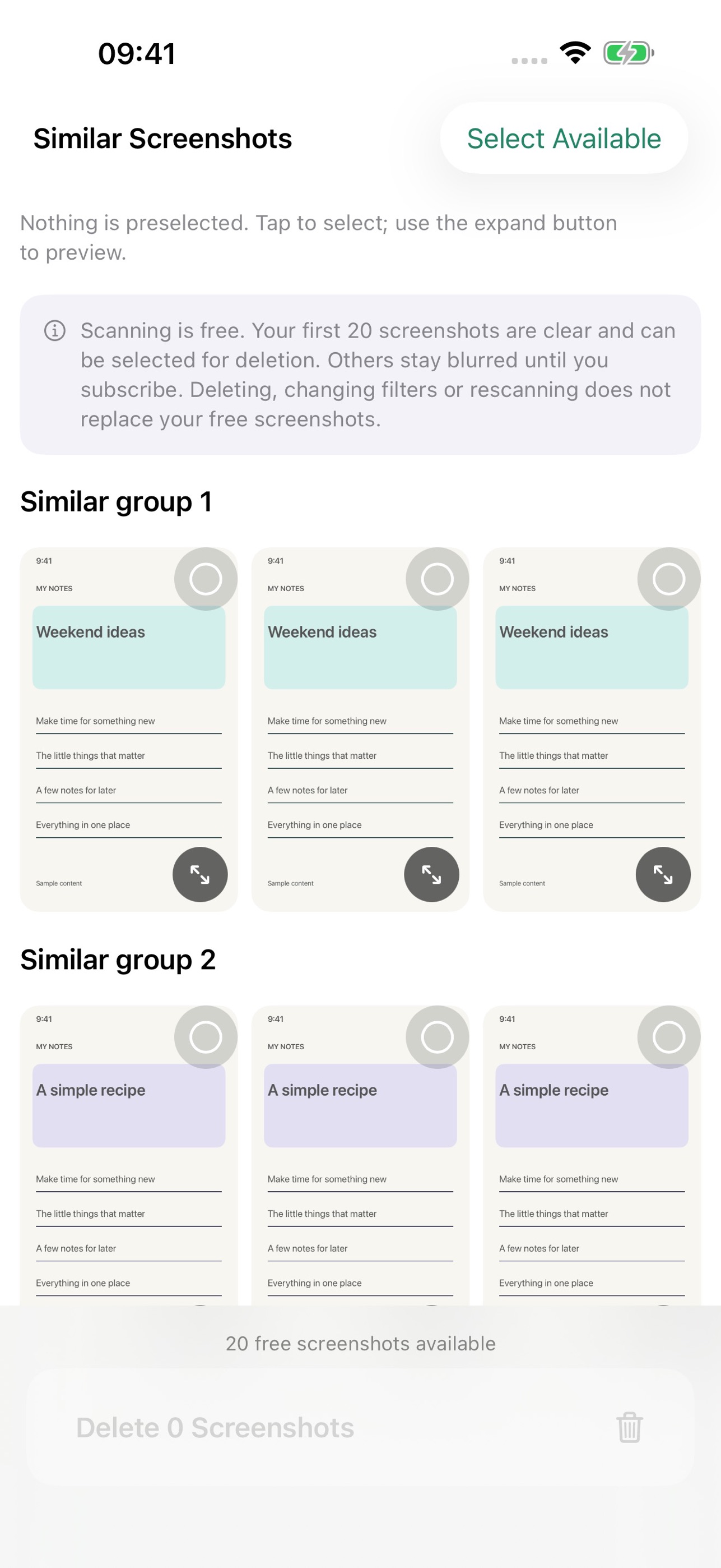 Screenshot 2 of ScreenSweeping