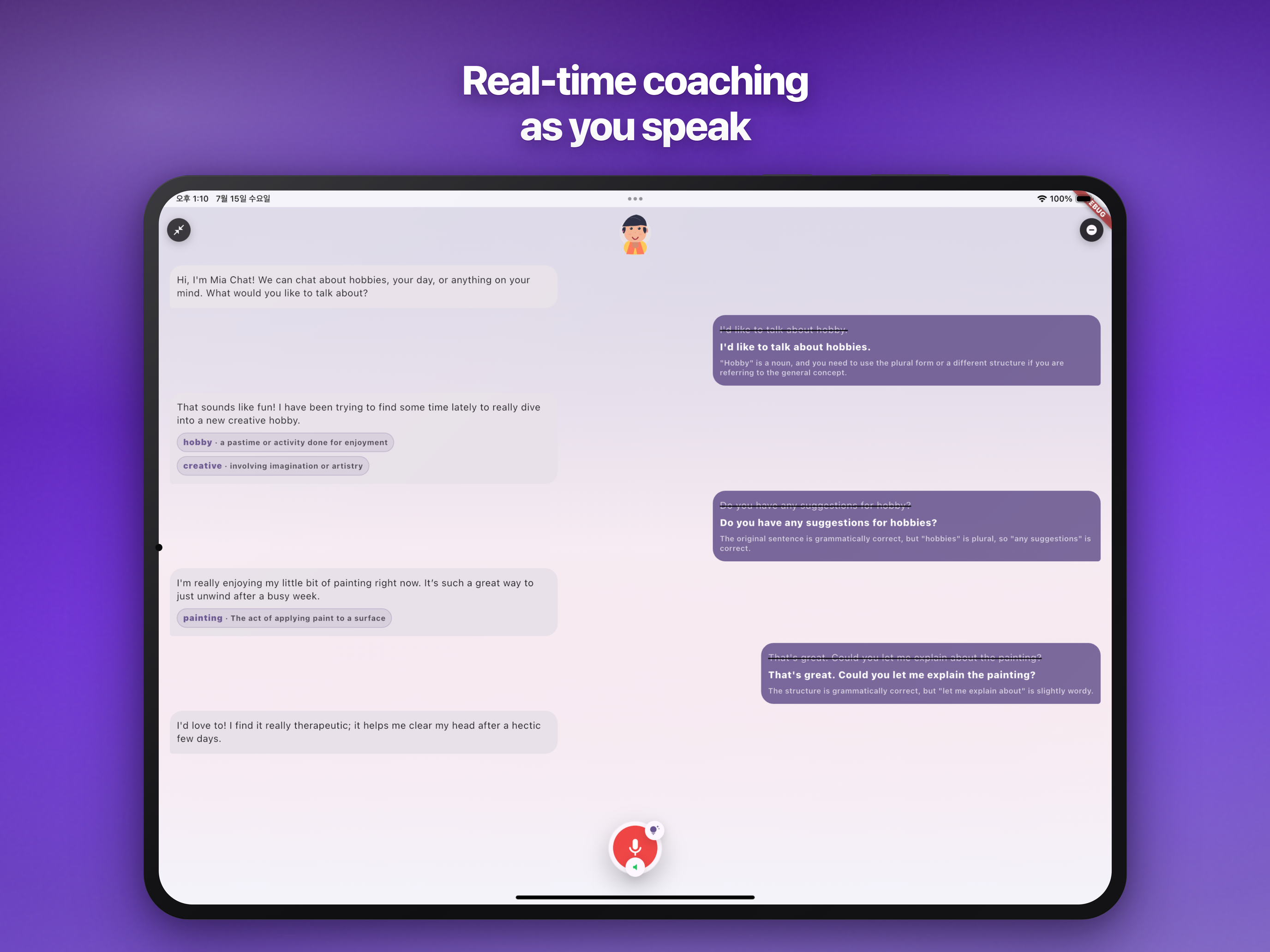 TalkToAva - AI English Speak screenshot 8
