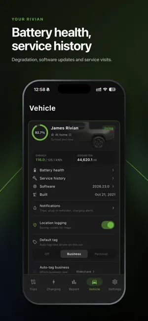 Shiftly for Rivian - Drive Log screenshot 4