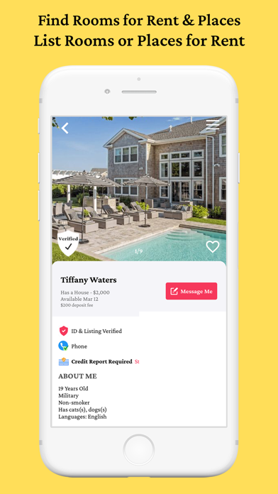 iROOMit Roommate Finder, Rooms Screenshot