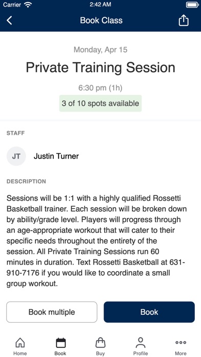 Rossetti Basketball Screenshot