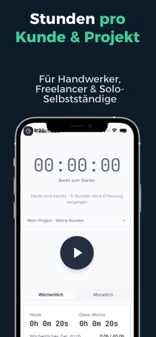 Arbeitszeiterfassung - Stundo — Screenshot 3