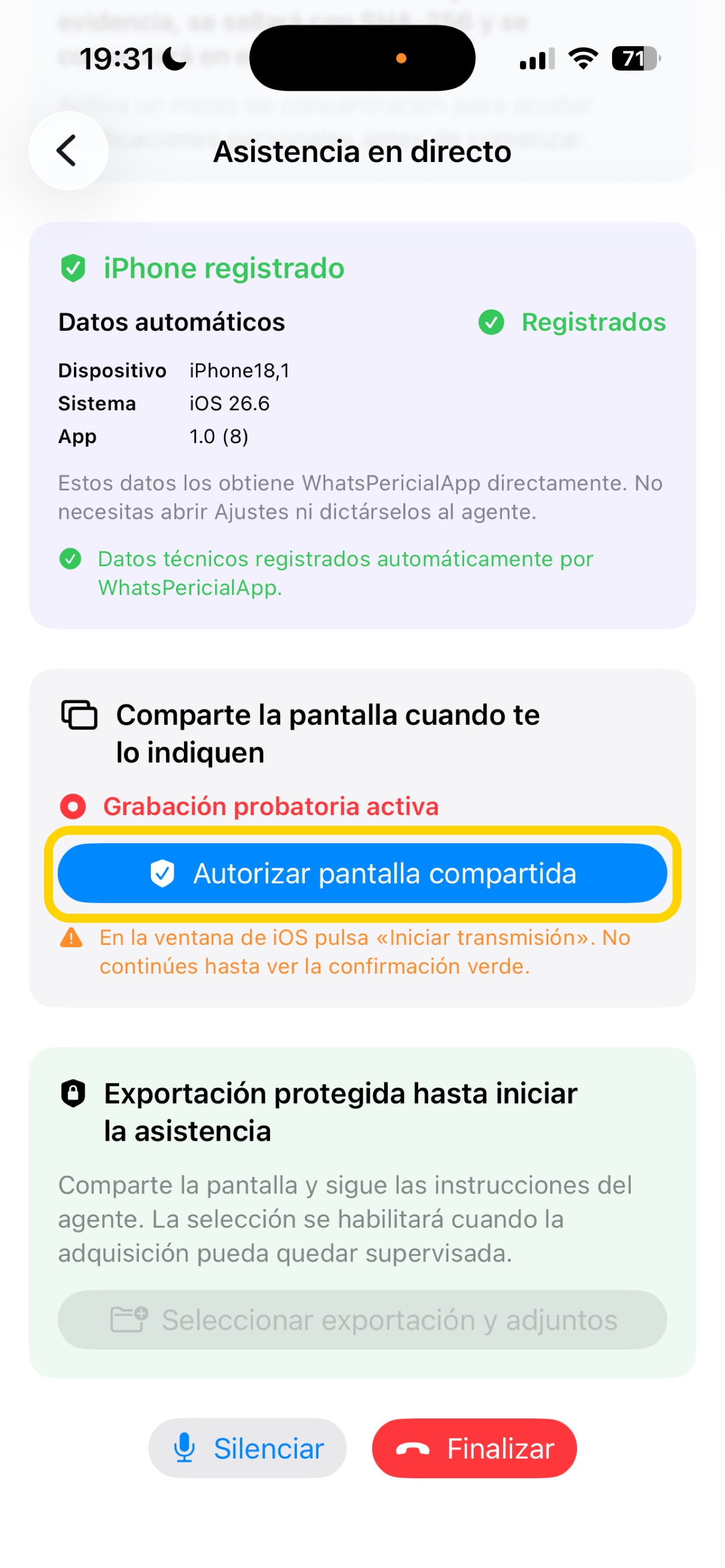 Screenshot 4 of WhatsPericialApp
