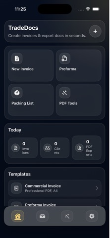 TradeDocs screenshot
