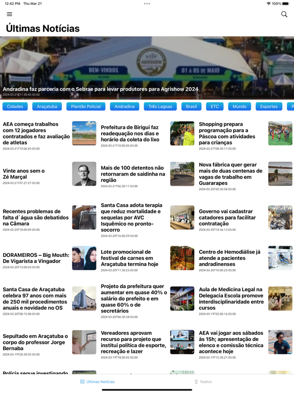 Screenshot #4 pour LR1 - Notícias, Rádios & TV