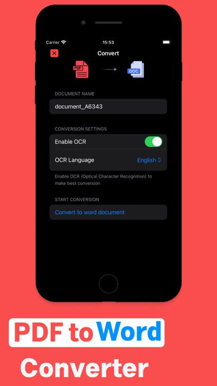 PDF to word : PDF Editable