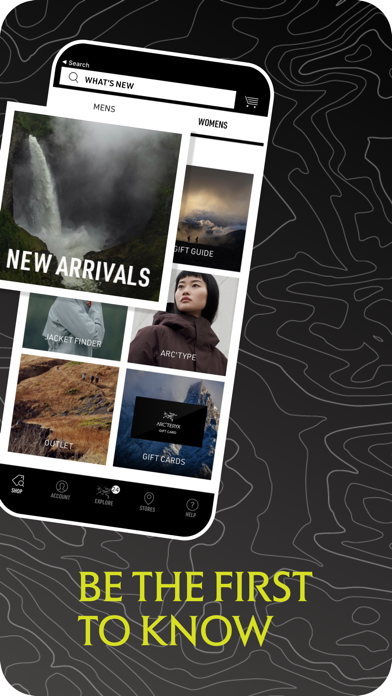 Arc'teryx - Outdoor Gear Shop Screenshot