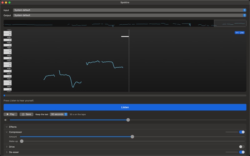 Spektre: sing & hear screenshot 3