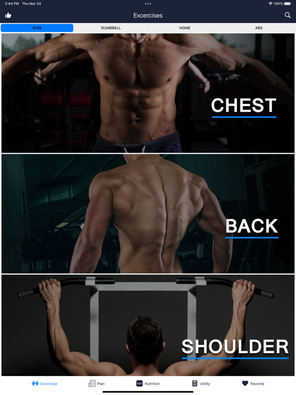 Screenshot #4 pour Gym Workout: Fitness Planner