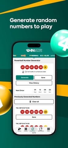 Minnesota Lottery Numbers iPhone screenshot