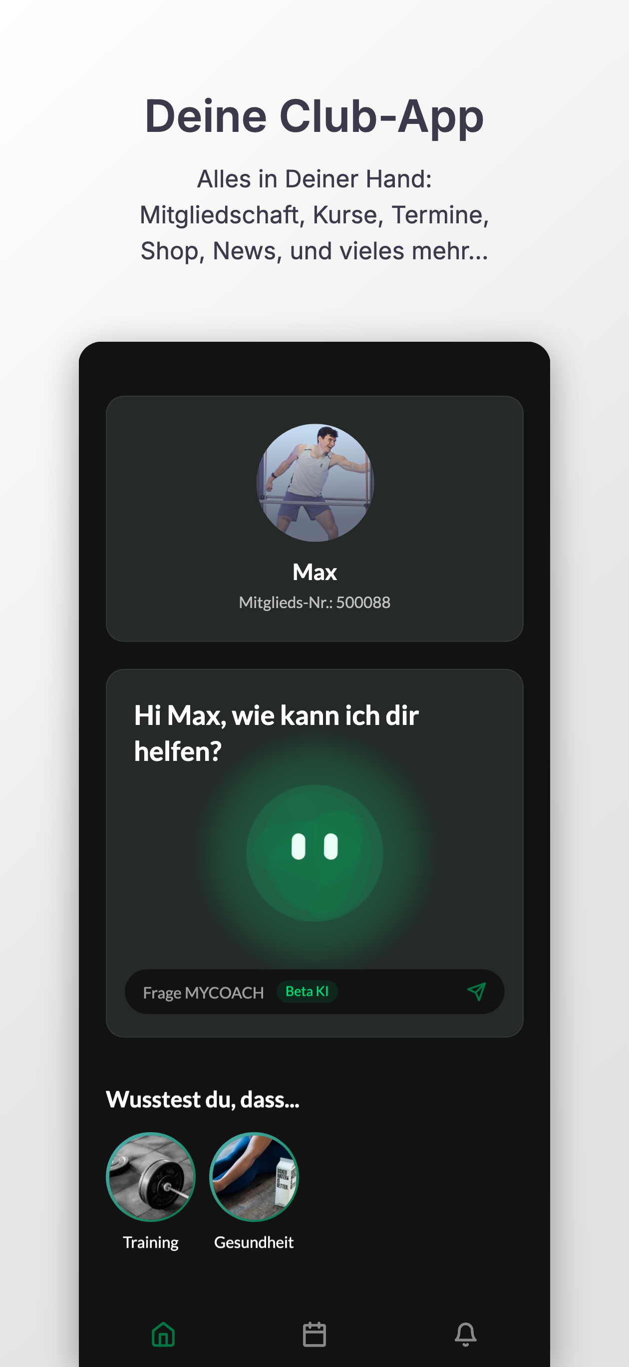 Gesundheit braucht Training