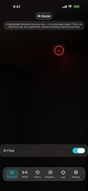 CamRadar: Hidden Cam Detector screenshot 2