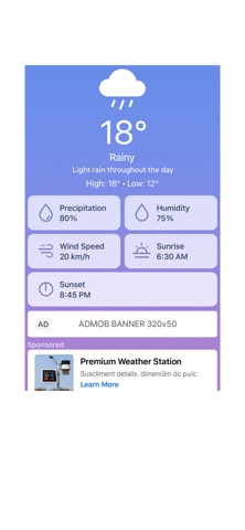 Weather Forecast Lite Screenshot 2 of 3