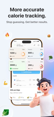 MacroMan - AI Food Logger Screenshot 1 of 8