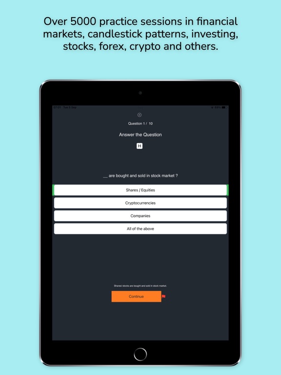 Trading Charts Course FinTorro iPad screenshot 6 - Finance app
