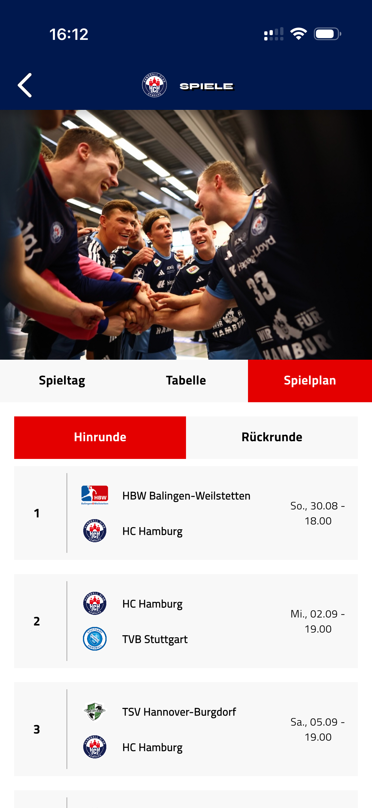 Handball Club Hamburg screenshot 4