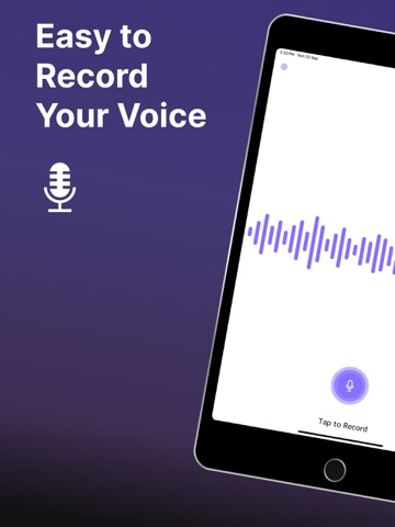 Voice Changer Effect + iPad screenshot