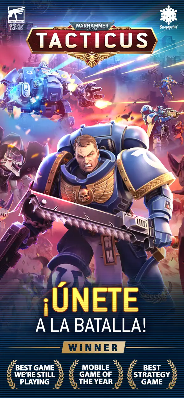 Warhammer 40,000: Tacticus ™ iOS Mod IPA screenshot 1 - iOS game interface