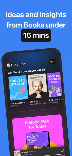 Bloombit: Business Books Daily screenshot 1