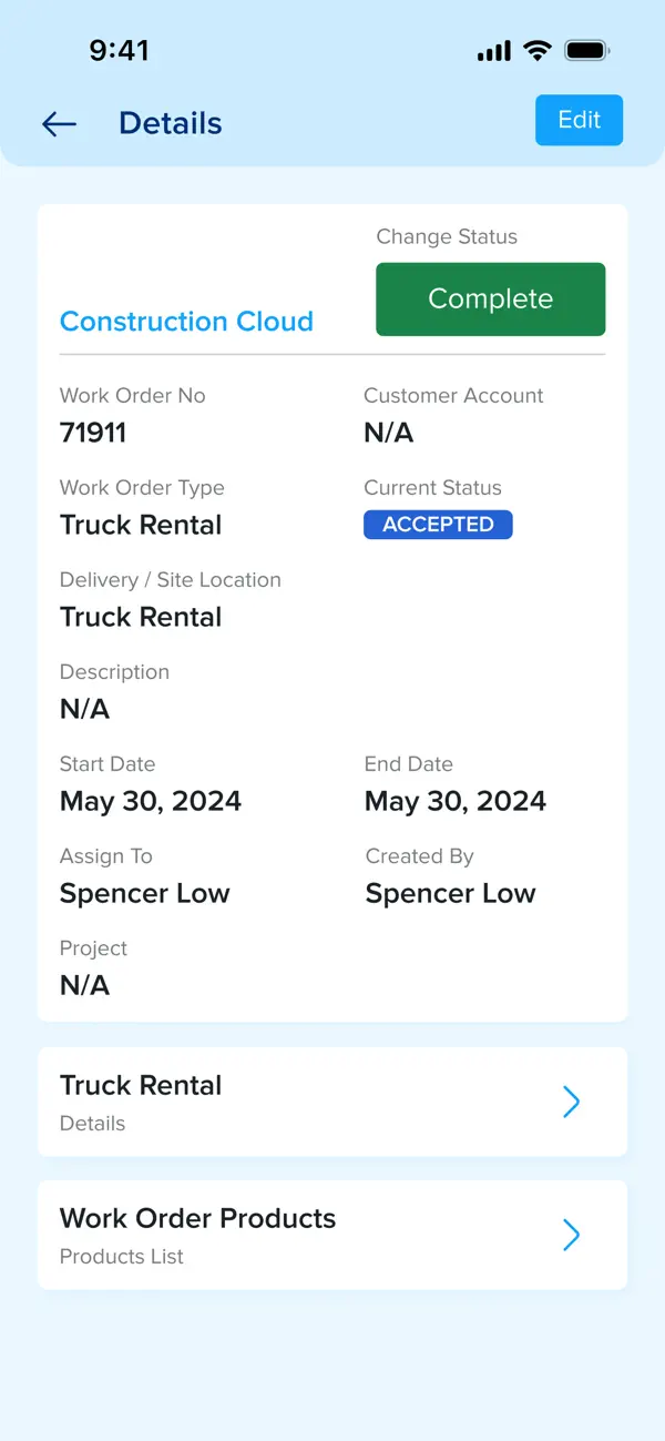 #5. Construction Cloud (iOS) Ved: Datainvent Systems Corp