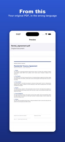 PDF Translator: MultiDocX screenshot