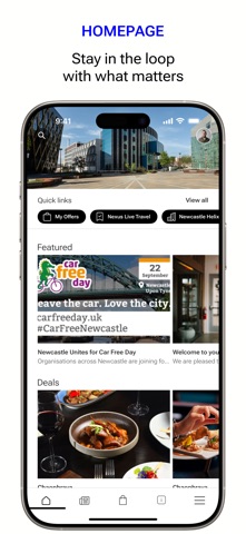 Newcastle Helix iPhone screenshot