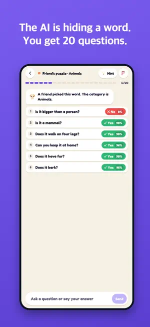 Askle: 20 Questions, Yes or No screenshot 1