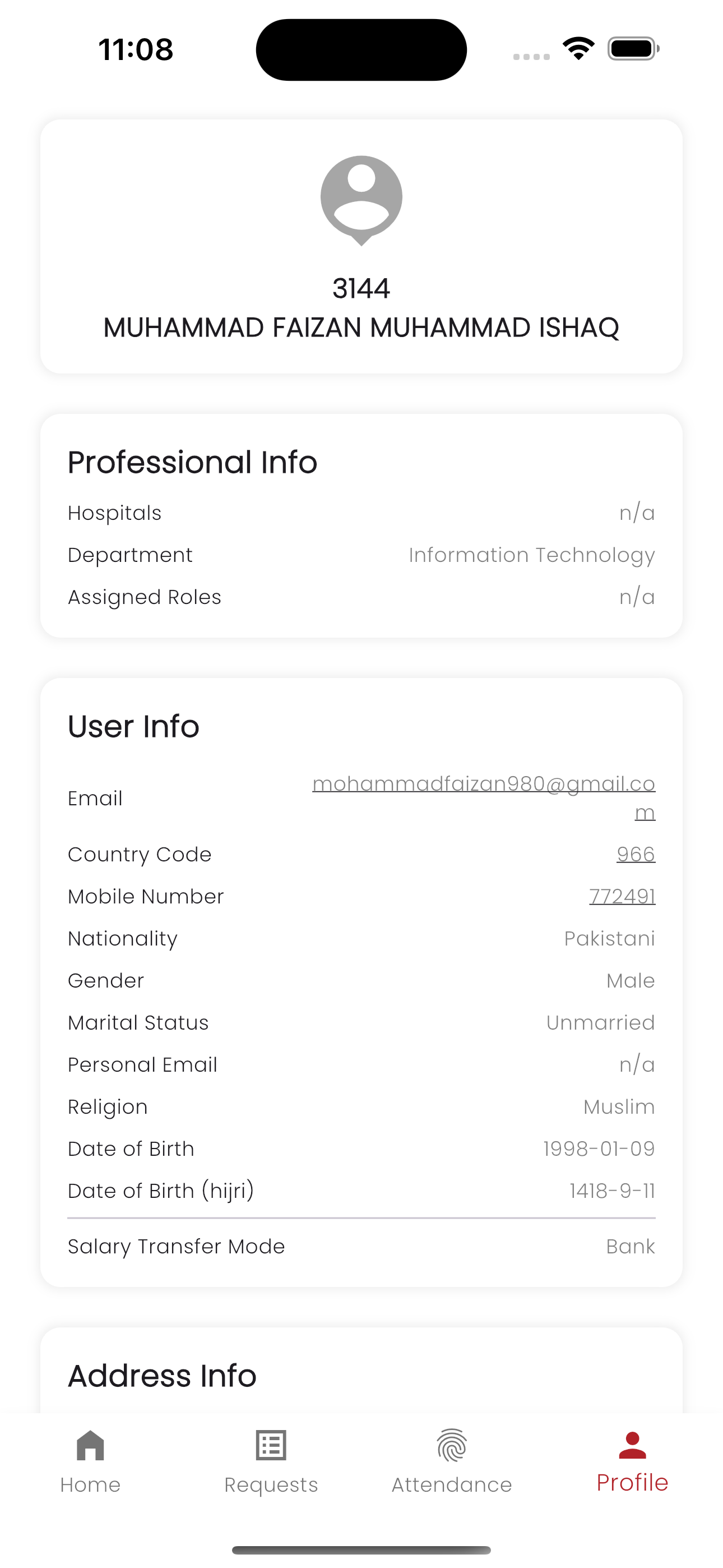 Farabi HR screenshot 2