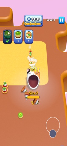 Mew Nom Nom iPhone screenshot