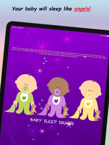 Baby Sleep Sounds |white noise iPad screenshot