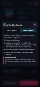 Camkite Camera for OBS screenshot