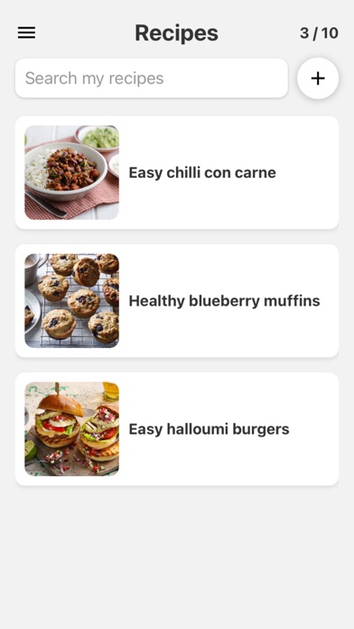 Cookbook: Recipe Organizer Screenshot