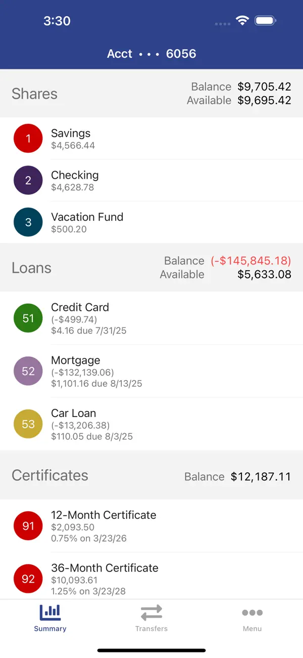 Screenshot #2 pour Accentra Credit Union Mobile