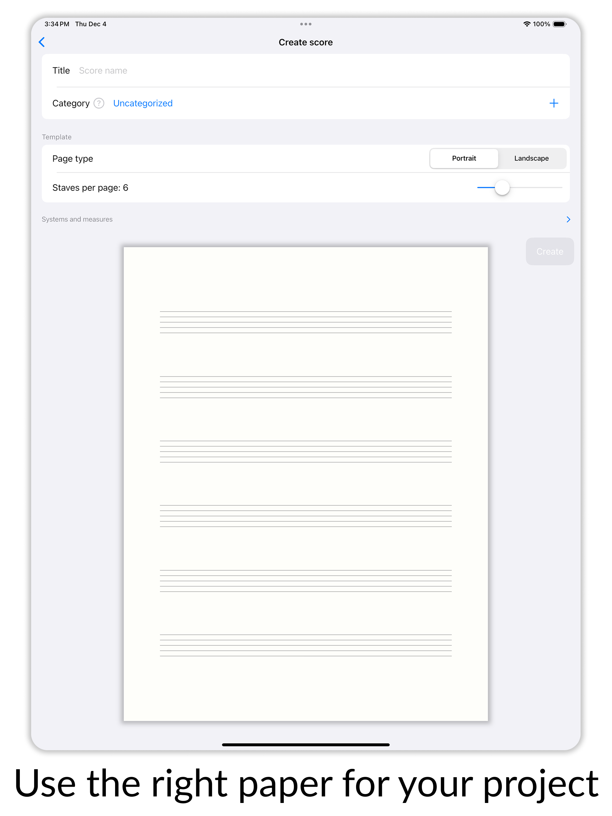 StaffPaper - music notebook screenshot 4