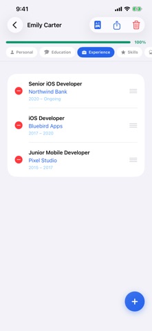 Portfolyo : Cv Screenshot 3 of 7