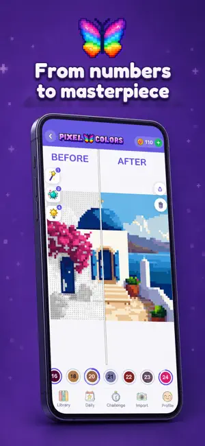 Pixel Colors: Color by Number screenshot 2