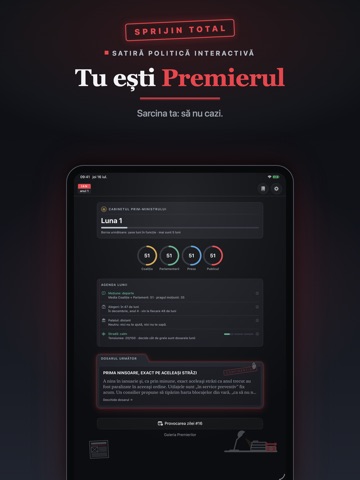 Sprijin Total: satiră politică iPad screenshot