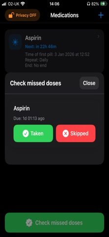 Minimalist Pill Reminder Screenshot 4 of 4