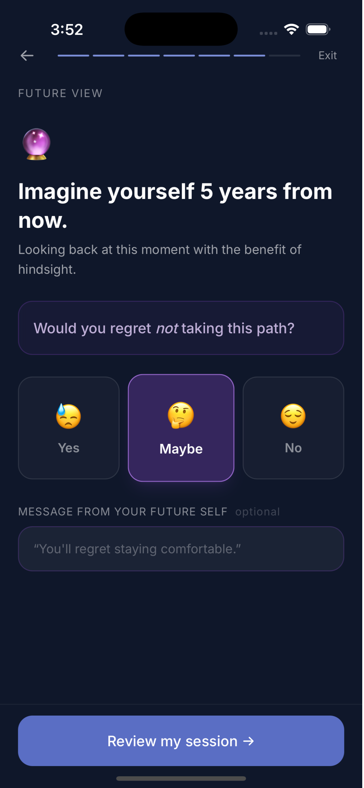 Ennam: Decision Journal