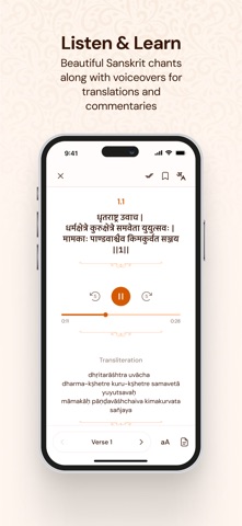 Bhagavad Gita: Hindi & English iPhone screenshot 4