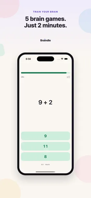 Braindle: Brain Speed Test screenshot 2